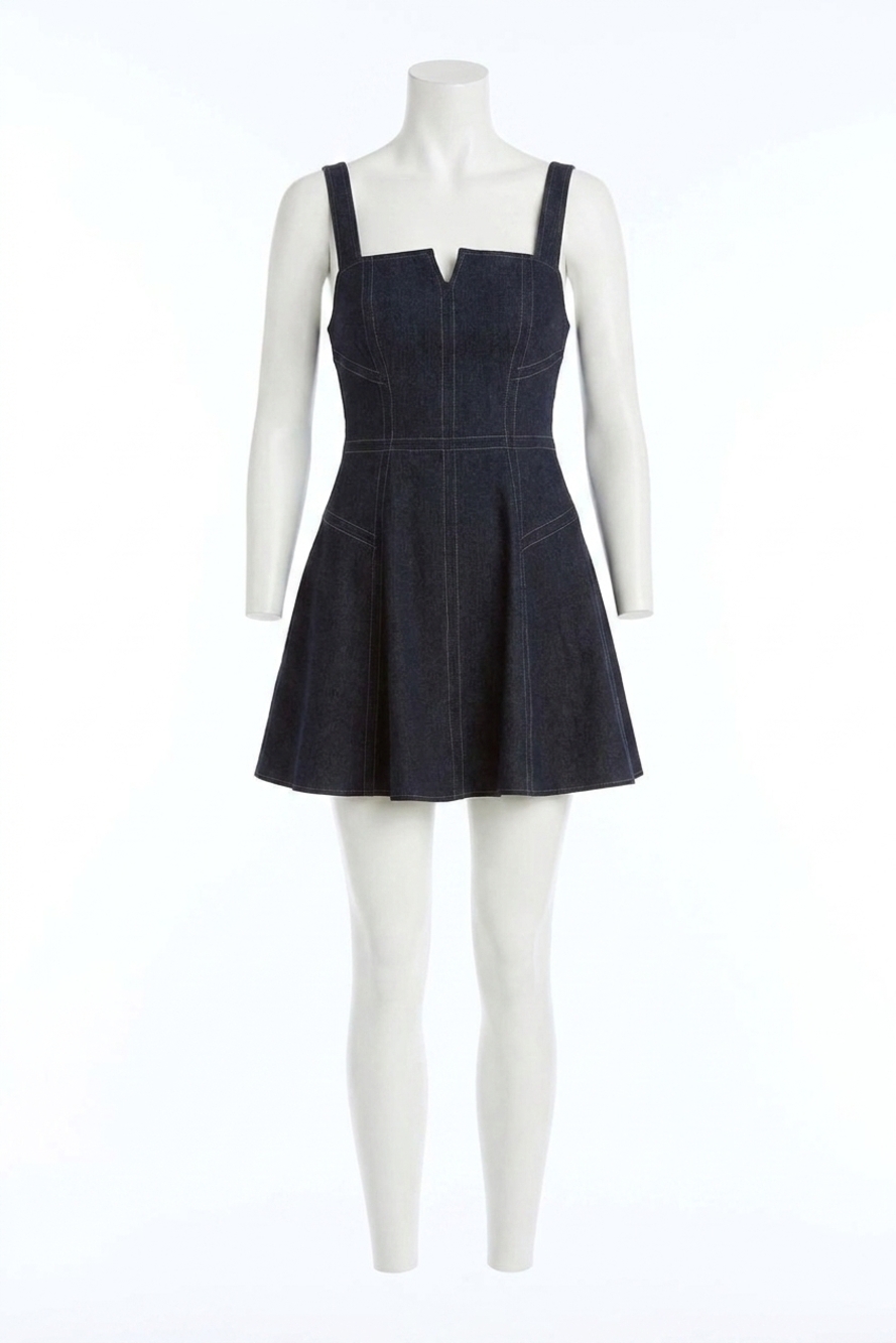 NEW DREW denver mini dress in indigo